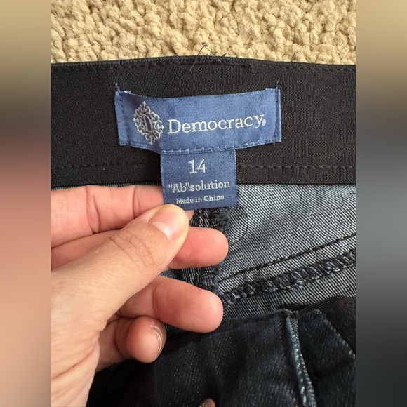 Democracy‎ women’s indigo wash absolution skinny jeans size 14 - Picture 4 of 11